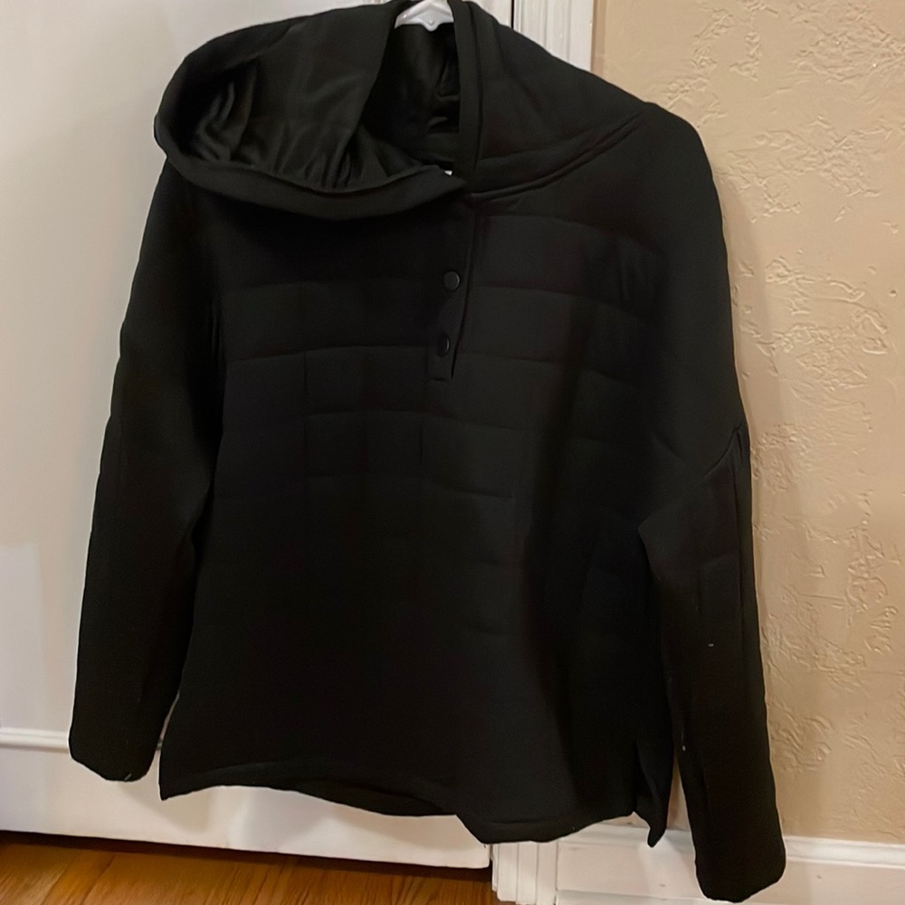 Sz M Black Thick Gap Fit Hoodie